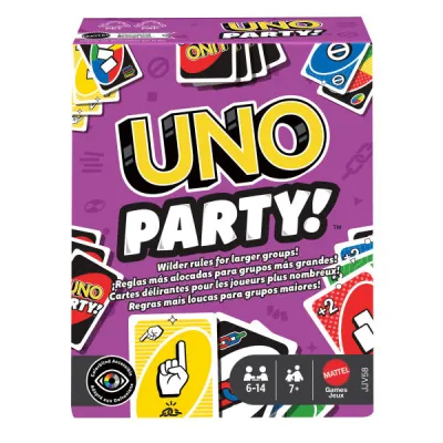 Mattel UNO PARTY Refresh gra karciana 