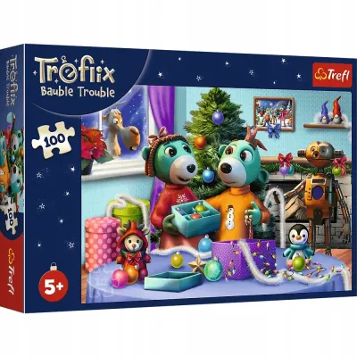 Trefl Puzzle 100 el święta Rodziny Treflików 