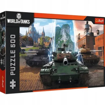 Trefl Puzzle 500 el World of Tanks Czas na akcję!