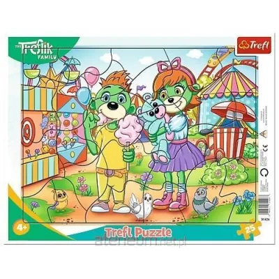 Trefl Puzzle 25 el Ramkowe Rodzinny dzień