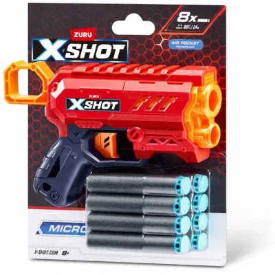 ZURU X-SHOT Micro 8 strzałek