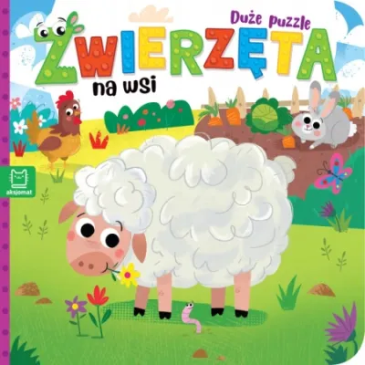 Aksjomat Książka Zwierzęta na wsi Duże puzzle