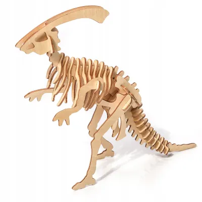 Little Story Puzzle drewniane model 3D Parazaur