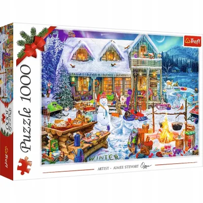Trefl Puzzle 1000 el XMAS Zimowy czas