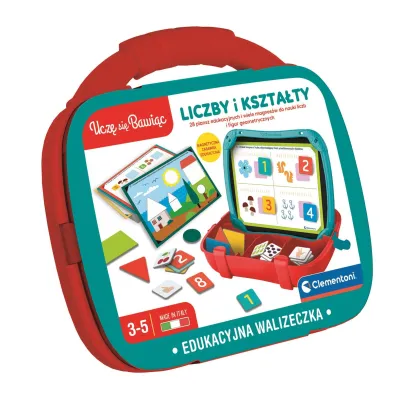 Clementoni walizeczka edukacyjna kształty i liczby