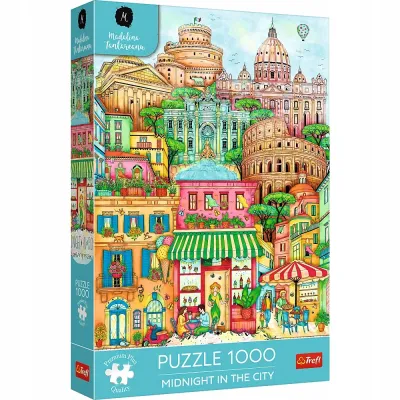 Trefl Puzzle 1000 el Prem Plus O północy w Rzymie 