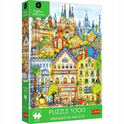 Trefl Puzzle 1000 el Prem Plus O północy w Barcelonie