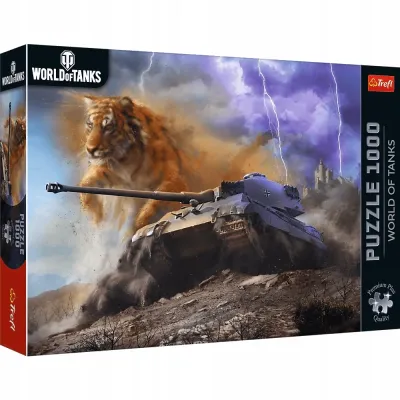 Trefl Puzzle 1000 el PremPlus World of Tanks:Tiger II