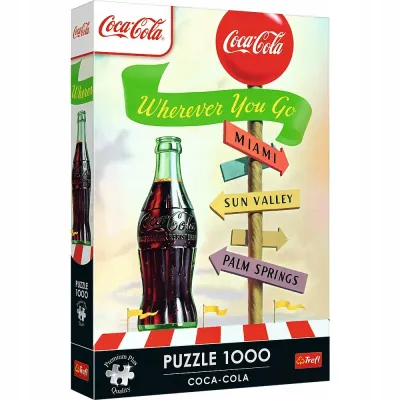 Trefl Puzzle 1000 el Prem Plus Coca Cola Gdzie kolwiek 