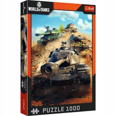 Trefl Puzzle 1000 el World of Tanks: Czołgi w boju