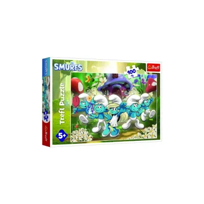 Trefl Puzzle 100 el Poznaj Smerfy