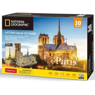 Cubic Fun puzzle 3D Nation Geographic notre Dame