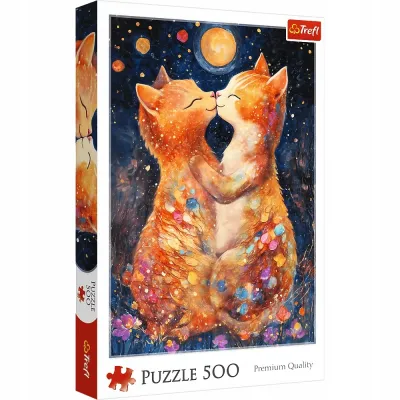 Trefl Puzzle 500 el Pocałunek w świetle księżyca