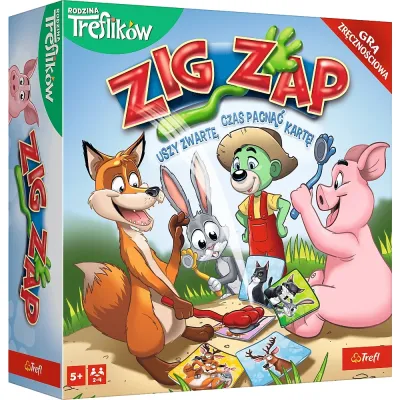 Trefl Gra ZIG ZAP Rodzina Treflików