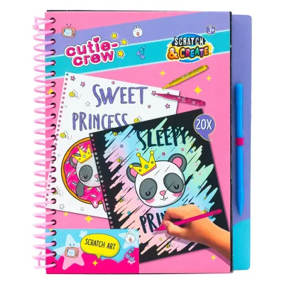 CUTIE CREW Książka zdrapywanka ScratchBook