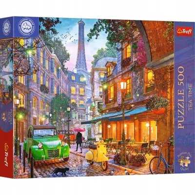 Trefl Puzzle 500 el Prem Plus Tea Time Kawiarnia w Paryżu 