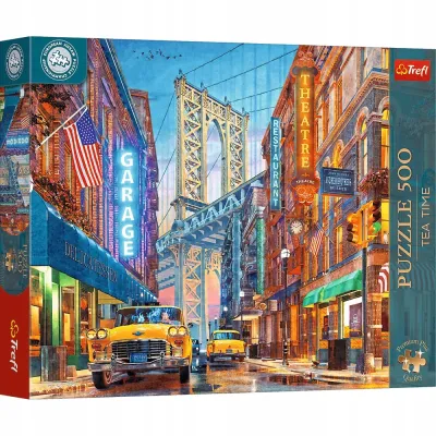 Trefl Puzzle 500 el Prem Plus Tea Time Widok na Manhatanie 