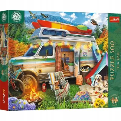 Trefl Puzzle 500 el Prem Plus Tea Time Kamper