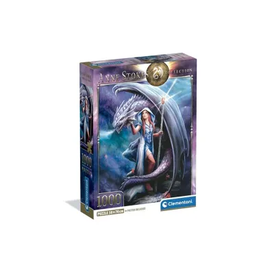 Clementoni Puzzle 1000 el Compact Dragon Mage