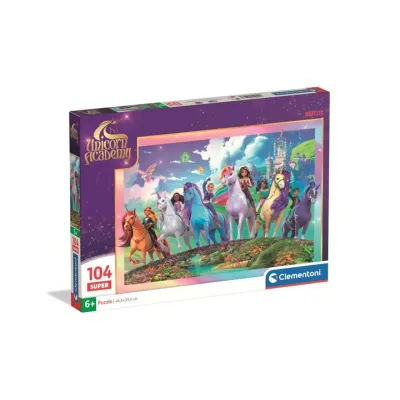 Clementoni Puzzle 104 el Super Unicorn Academy