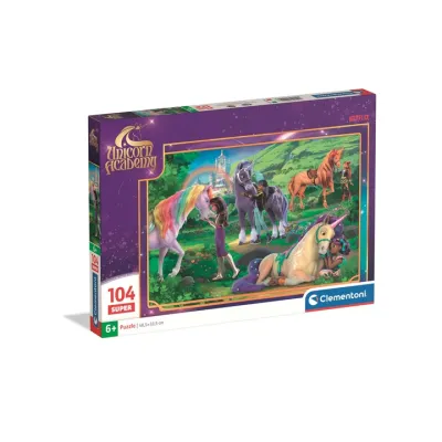 Clementoni Puzzle 104 el Super Unicorn Academy 2