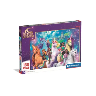 Clementoni Puzzle 180 el Super Unicorn Academy 4 