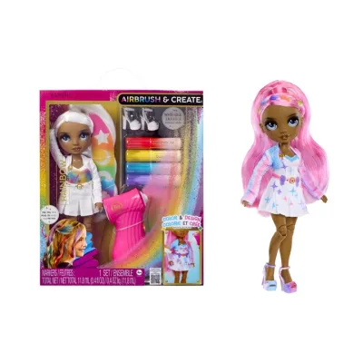 MGA Rainbow High lalka Air brush Create Grey