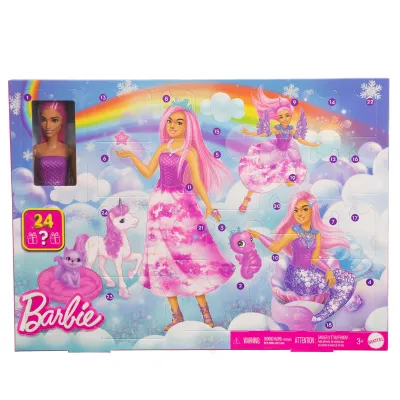 Barbie świat fantazji kalendarz adwentowy