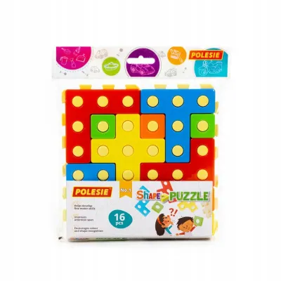 Polesie Zabawka edukacyjna Ułóż puzzle Nr1 16 el worek