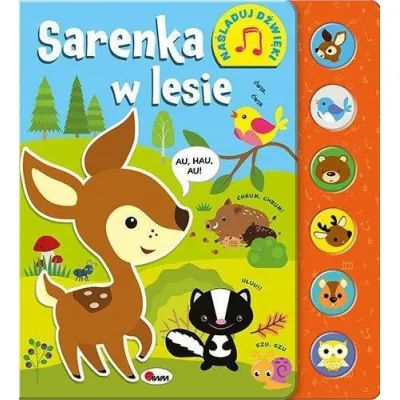 Morex Książka Naśladuj dźwięki Sarenka w lesie