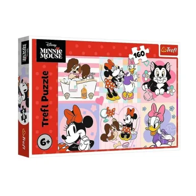 Trefl Puzzle 160 el Kolorowy dzień Minnie Disney 