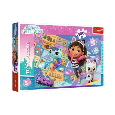 Trefl Puzzle 100 el Przyjaźń w kocim domku