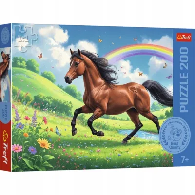 Trefl Puzzle 200 el Dostojny koń