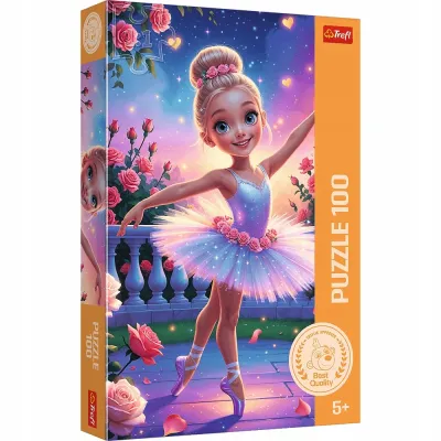 Trefl Puzzle 100 el Baletnica Rodzina Treflików
