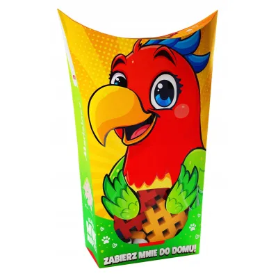 Marioinex Klocki wafle mini Pocket Pets Papuga 