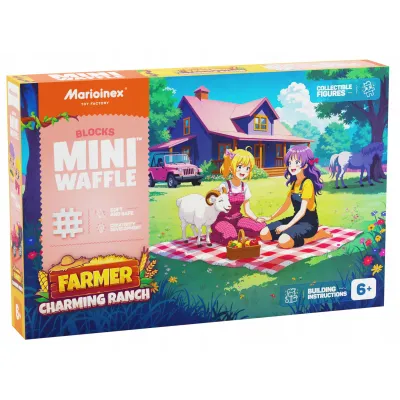Marioinex Klocki waffle Farmer Urocze ranczo 100 el