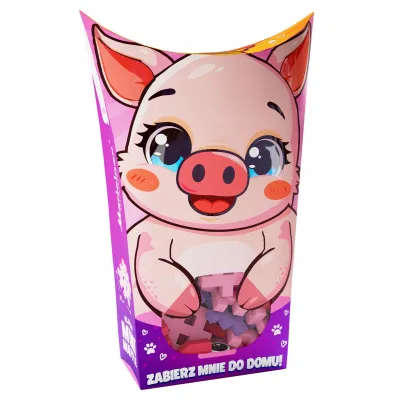 Marioinex Klocki waffle mini Pocket Pets świnka