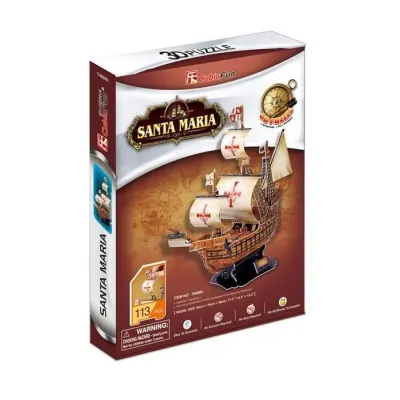 Cubic Fun puzzle 3D Żaglowiec Santa Maria