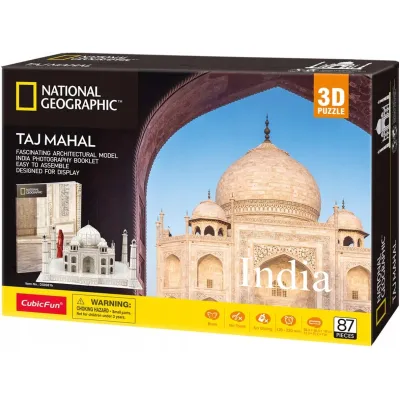 Cubic Fun Puzzle 3D National Geographic Taj Mahal