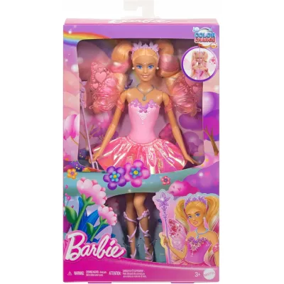 Barbie lalka Wróżka zmiana koloru