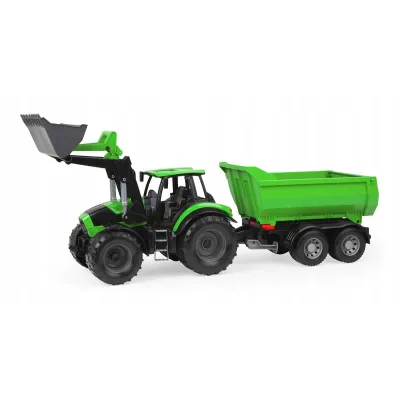 Lena Worxx traktor Deutz-Fahr z przyczepą 