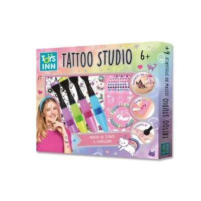 STNUX Tattoo Studio markery ze stempelkami 