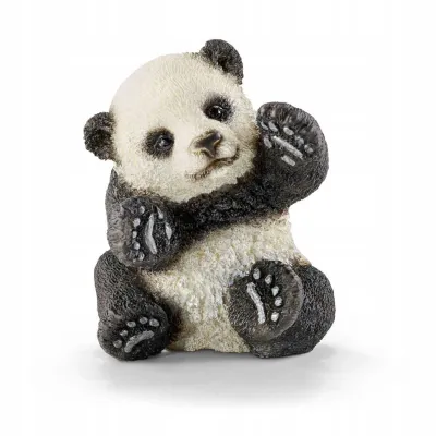 Schleich Figurka mała bawiąca sie panda