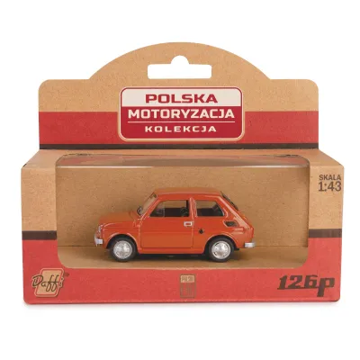 Daffi Fiat 126p brązowy 