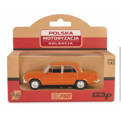 Daffi Model PRL Fiat 125p brązowy