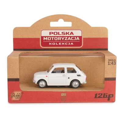 Daffi Model Fiat 126p biały