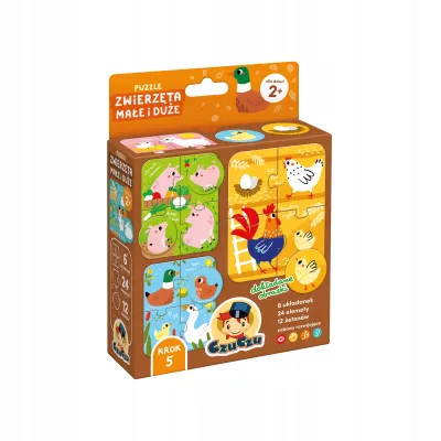CzuCzu puzzle Zwierzęta małe i duże