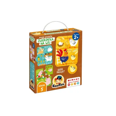 CzuCzu moje puzzle Zwierzątka na wsi