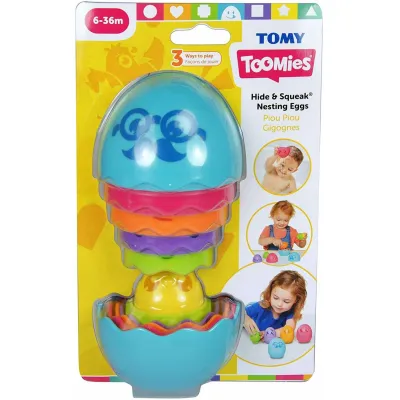 Jajko matrioszka Tomy Toomies E73193 niebieskie