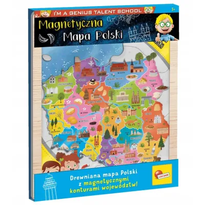 Lisciani Im a genius Magnet.Mapa Polski PL105496 Lisciani Im a genius Magnet.Mapa Polski PL105496